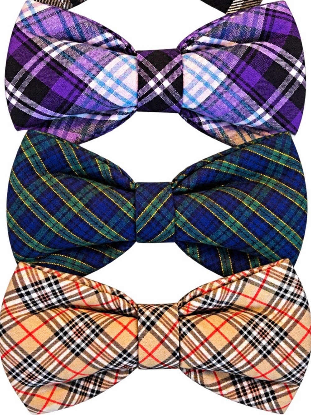 Brand new (no Tag) Dog Bow Tie - Sz Med (3) different pattern Choices